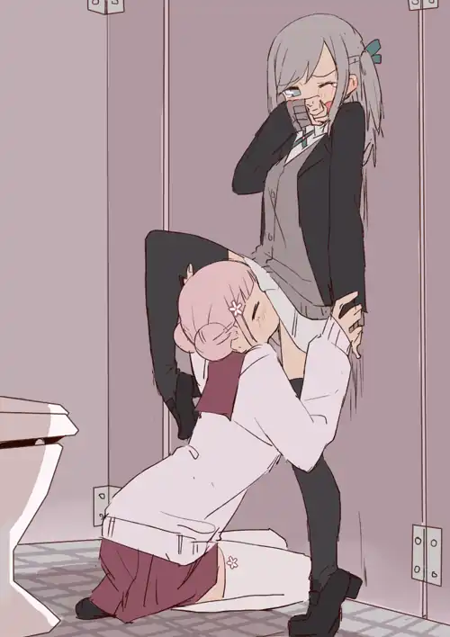 Why girls going to bathroom in pairs [Original]