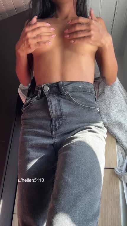 I like how I look when I'm topless in jeans