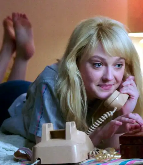 Dakota on the phone