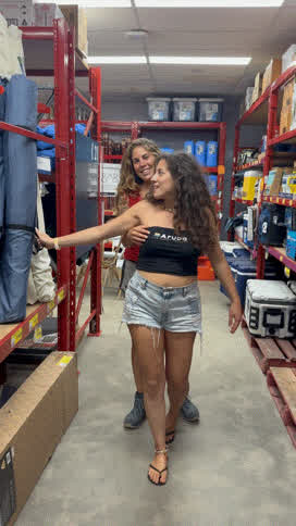 She plays with my tits everywhere