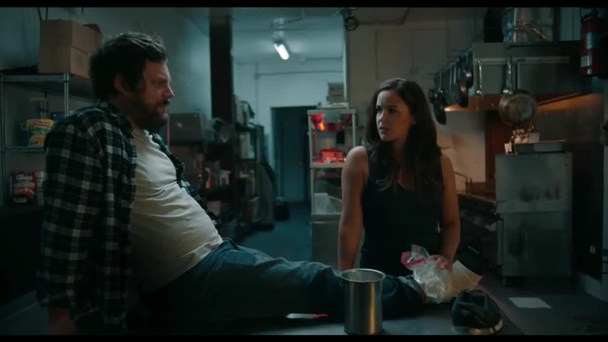From her new movie "Bar Fight"