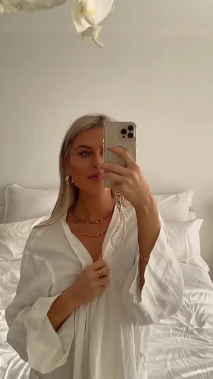 The view is better when my clothes aren't in the way.