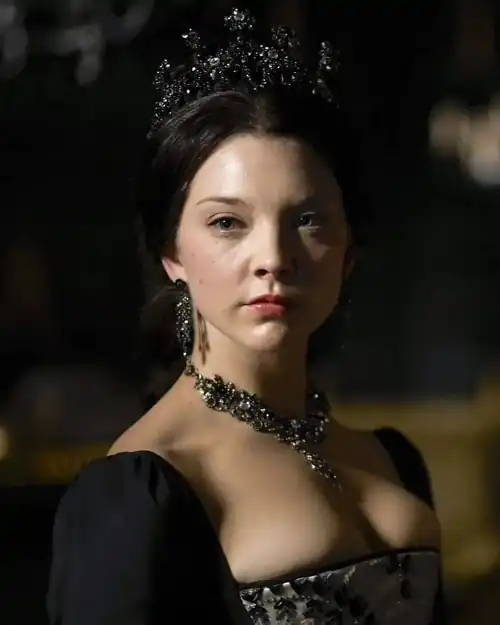 Natalie as Queen Anne Boleyn