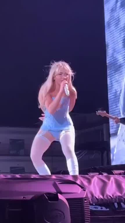 Sabrina on stage 