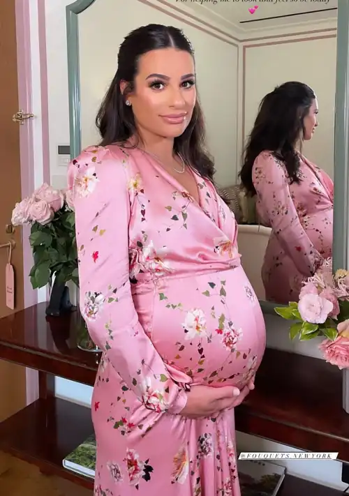 Lea Michele Pregnant 