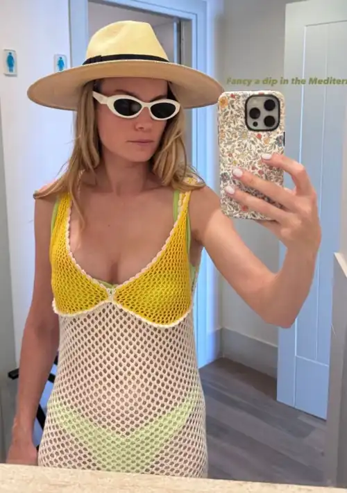 Brie in a swimsuit from IG 