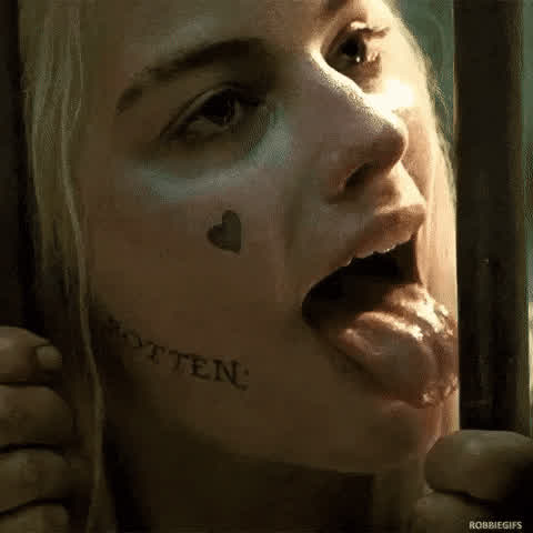 Margot Robbie at her best licking