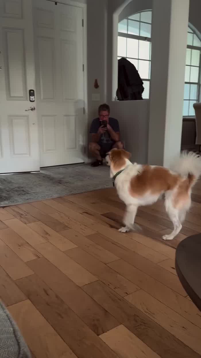 Reunited with Roger after three months away from home 8/14/2024