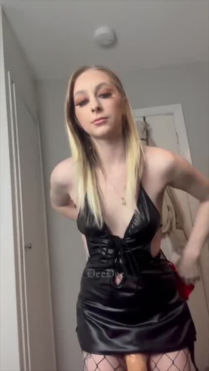Would you put this on for me? And let me record me destroying your ass