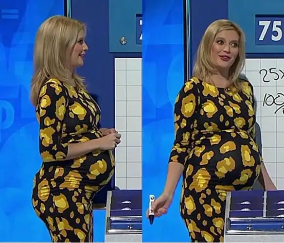 Pregnant Rachel Riley