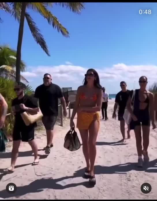 At beach