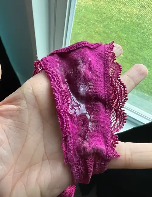 I left a bit of a pool in my thong🫣