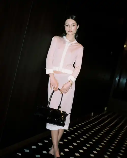 Madeline Argy at Milan fashion week