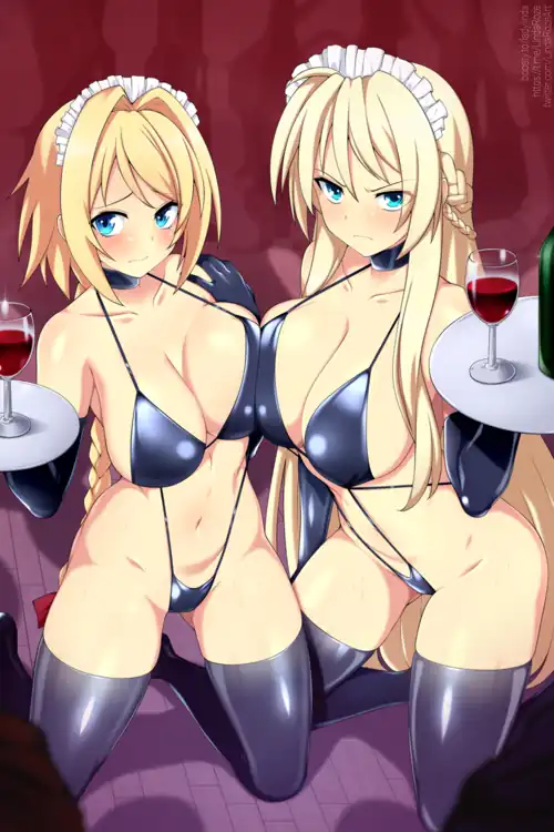 Iris and Mireille Erotic Maids (Lindaroze) [Mashou no Nie]