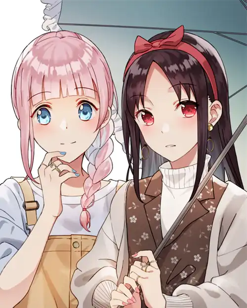 Chika with Kaguya