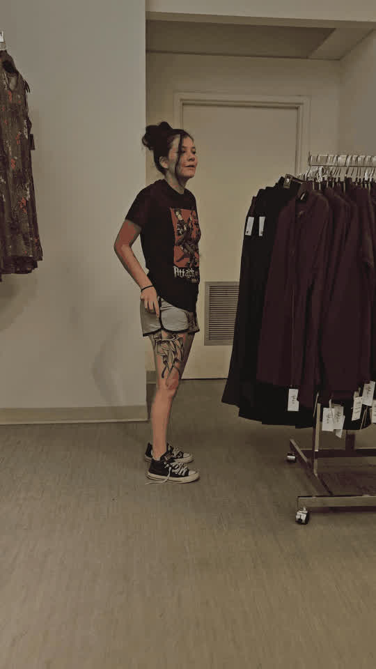 What's gonna be the move if you catch a bare ass in a store??