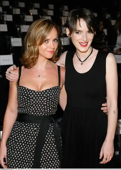 With Christina Ricci @ DKNY Fashion Show, 2008
