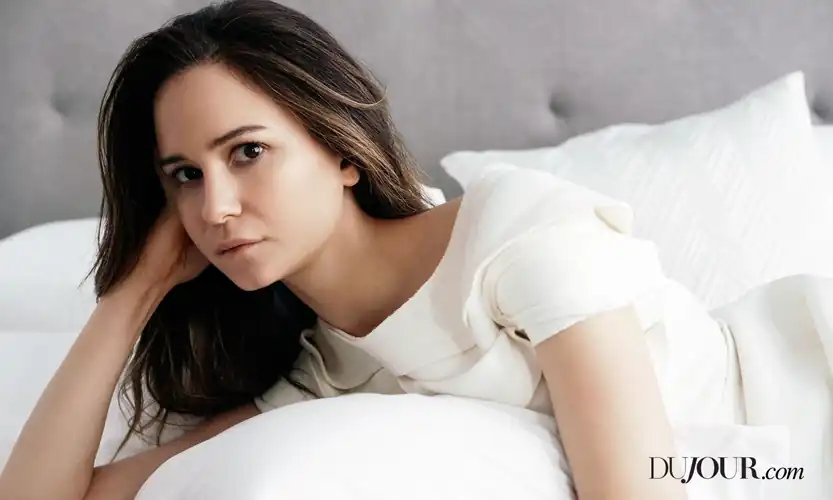 On a bed