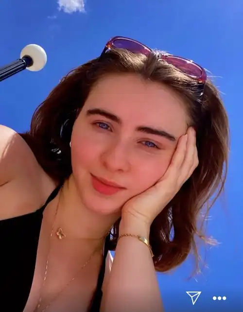 In a bikini on Ig story