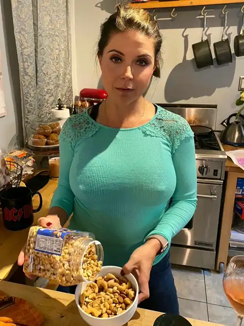 I got deez nuts for Sunday football games. Moms got snacks like that