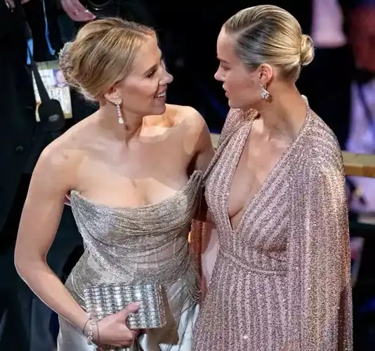 Scarlett Johansson and Brie Larson