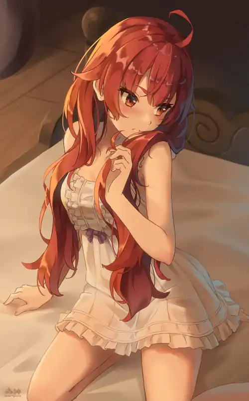 Eris Greyrat (@morigamix) [Mushoku Tensei] (1738x2800)