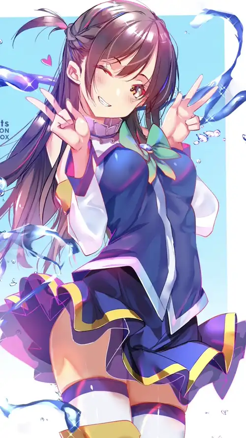 "Aqua Cosplay" Chizuru Mizuhara💖✌️[Rent a Girlfriend] (2250x4000)