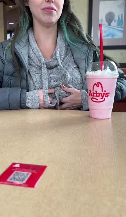 I might be the only chick that loves Arby’s 
