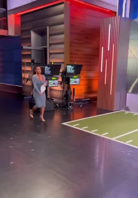 Joy arriving on set for today’s show | IG