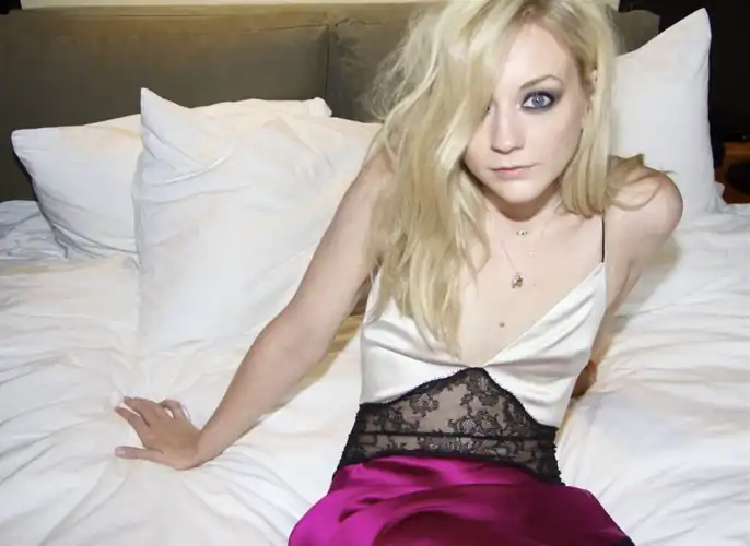 Emily in bed