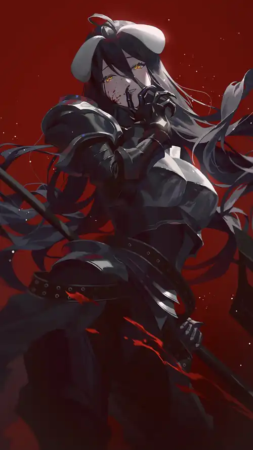 "Dark Empress of Death" Albedo😈💋[Overlord] (2250x4000)