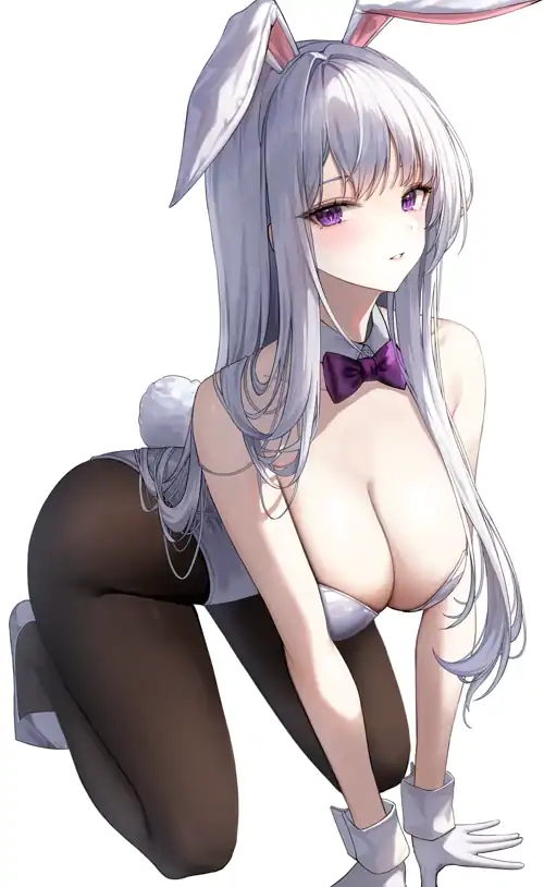 Silver-Haired Bunny [Artist's Original]