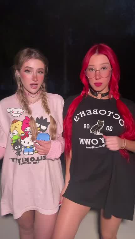 On / off challenge with my bestie