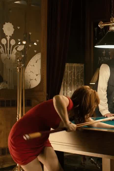 Men in Hope (2011) Vica Kerekes as Sarlota (billiards cleavage) part 2 [cropped, sharpen] 1080p