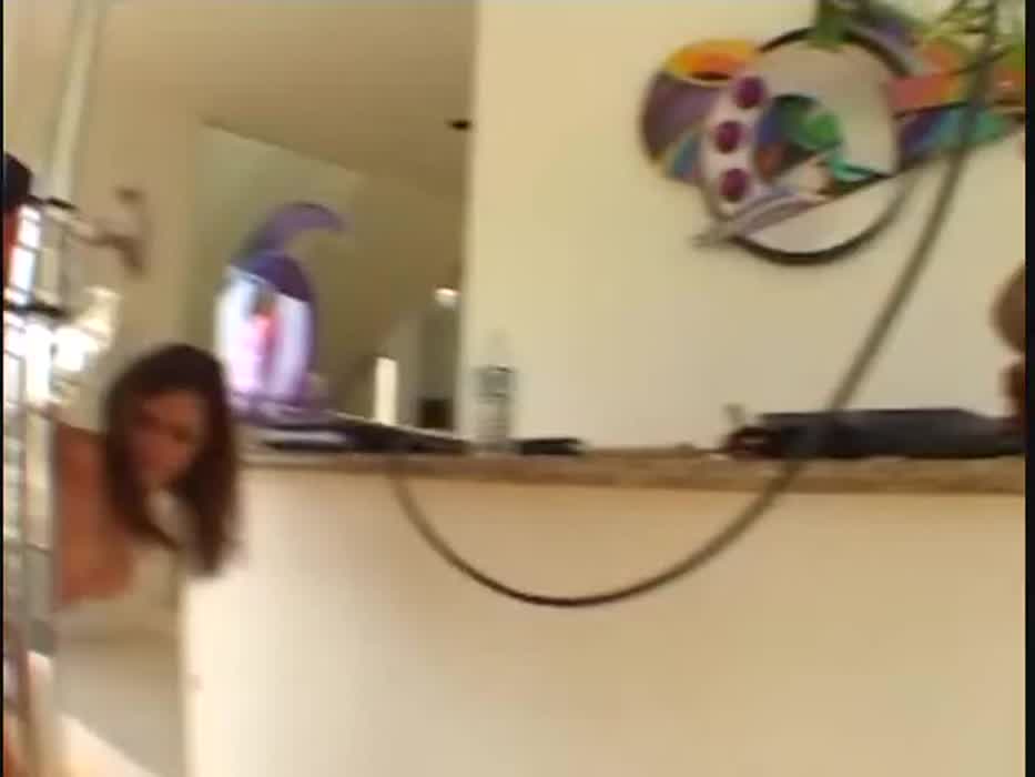 Behind the scenes clip of young Lela Star fucking one of her male co-stars while filming "Teenage Spermaholics 5" (2006) 