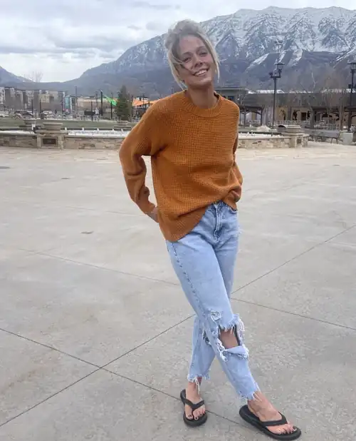 A bra would have no business under my sweater