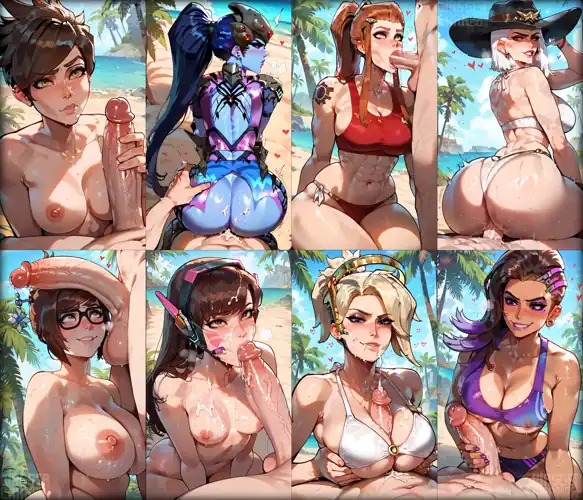 Beach Day (Various Characters) (WasserChan)