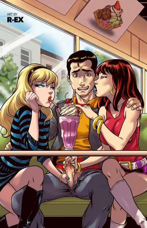 Gwen and MJ show Peter how much they like him
