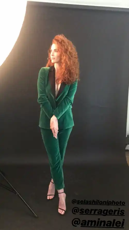 Green suit