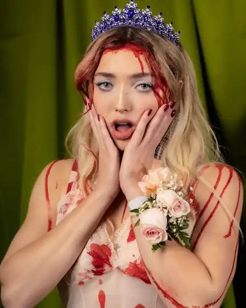 Peyton's 2023 costume from Hailey Bieber Vas J. Morgan and Michael Braun’s Annual Halloween Party