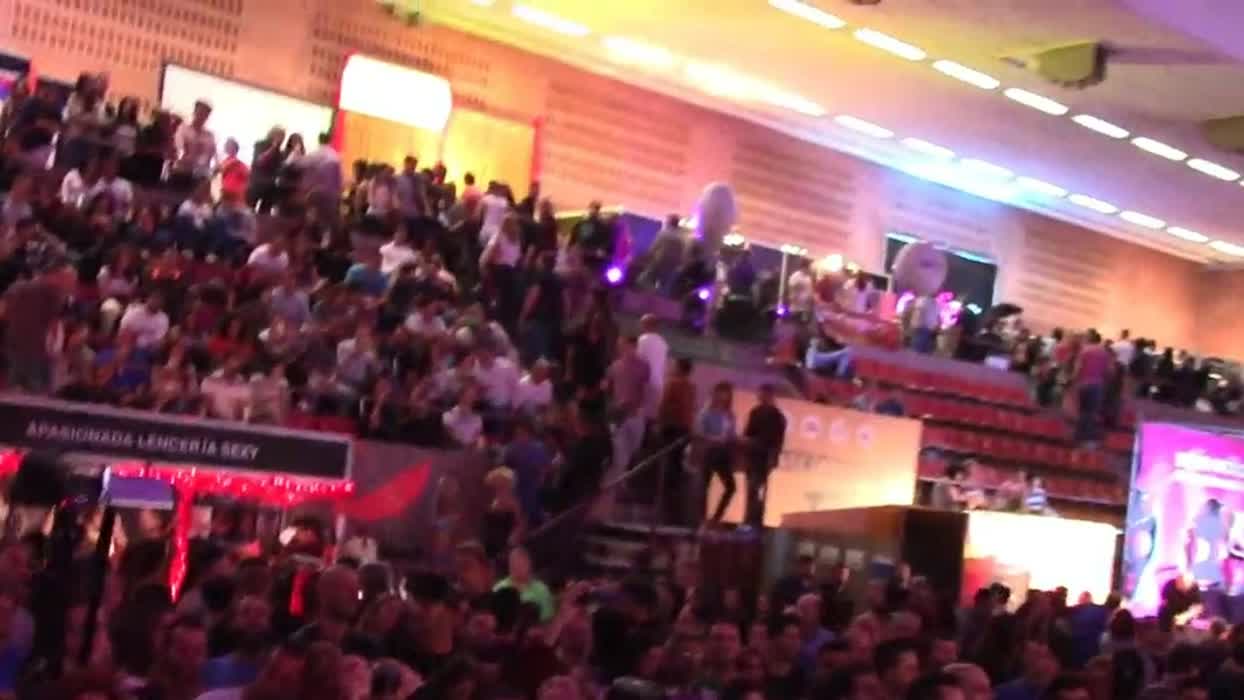 My m0m surprised me taking to the Po*rnstar Fan Meet as my Bday gift. As I was meeting all n taking pics I lost m0m in crowed. And suddenly I hear on speakers moaning of a milf getting fcked in stage by a Pstar. I was amazed to see my m0m all naked like this getting ramped while everyone cheering.