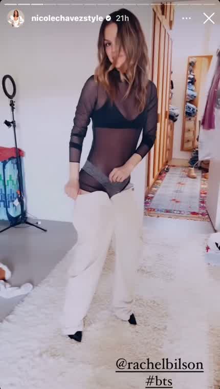 Rachel getting ready