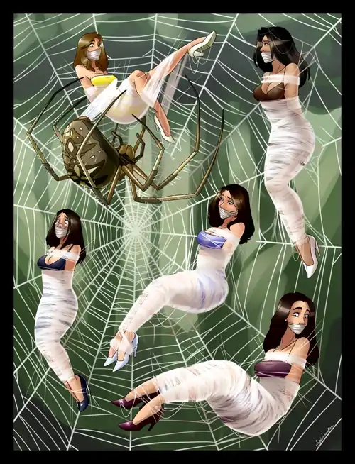 The spider’s trophies and broodmothers