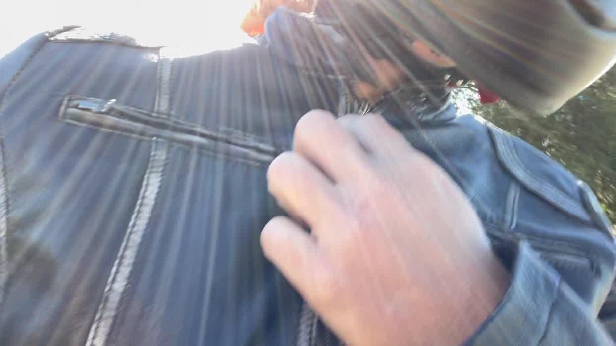 He had no idea what I was doing on the back of the bike till I showed him the video!