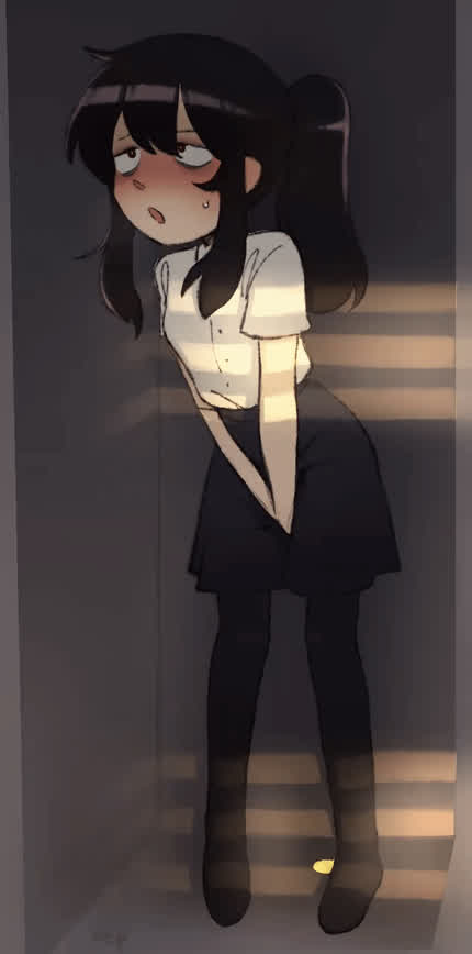 Stuck in a locker with little time left to go unnoticed