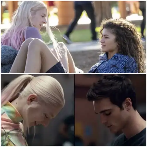 Ultimately, who do you think Jules fell harder for, Rue or Nate's fake online persona?