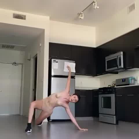 Alyson Hot Dancing In Her Kitchen from last year.