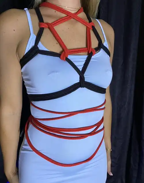 First time trying shibari!