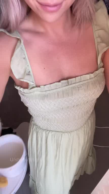 I’m a messy girl after pottery! 