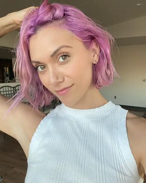 Beautiful And Cool Purple Hair